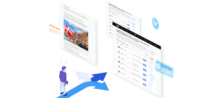 selecting best online casinos in denmark banner